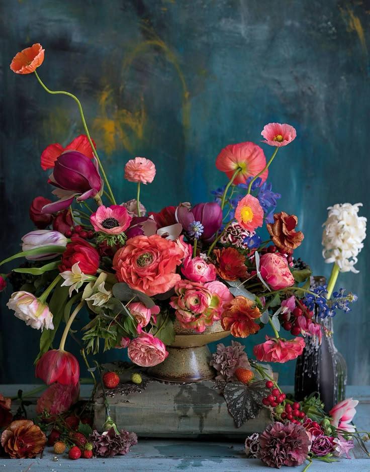 QuillFolioBeacon workshop space where corporate flower arrangements are designed and prepared for business delivery